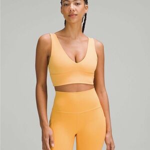 Lululemon Align V-Neck Bra in Mango Size 2